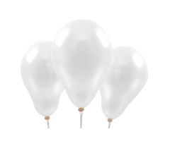 miniballons metallic weiss 1 