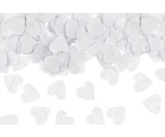papierkonfetti herzweiss 