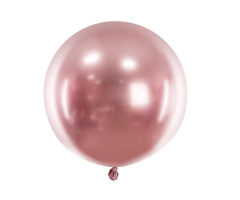 riesenballon chrome rosegold 