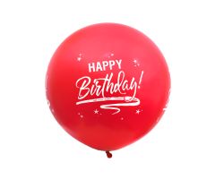 riesenballon geburtstag rot 1 
