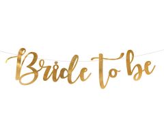 schriftzug bride to be 