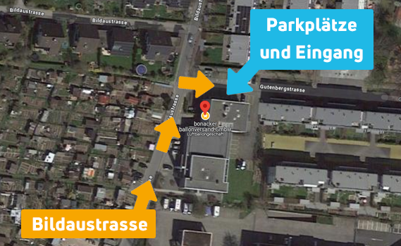 Anfahrtsplan ballonversand