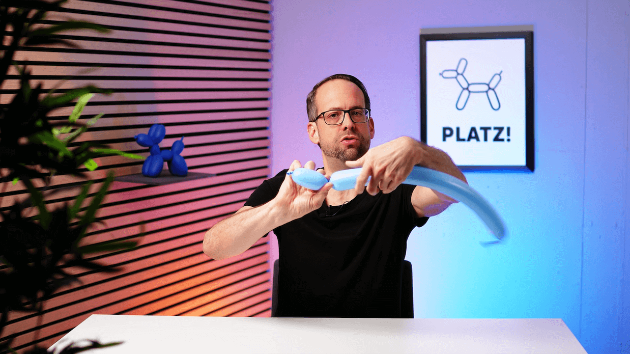 Hundeballon Kopf abmessen