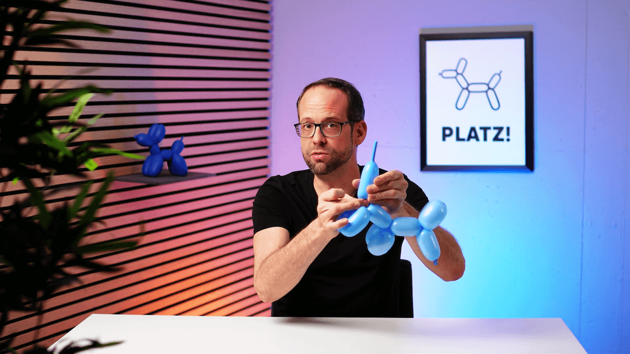 Schwanz des Hundes formen