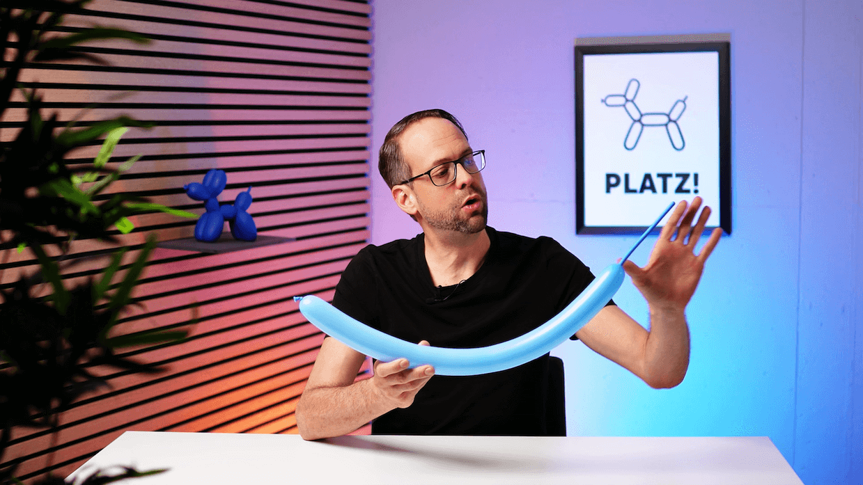 Modellierballon auswählen